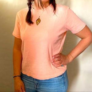 Vintage White Stag Salmon T-Shirt | L